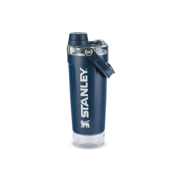 STANLEY Vitalize Shaker Bottle, 20 oz, Dark Navy