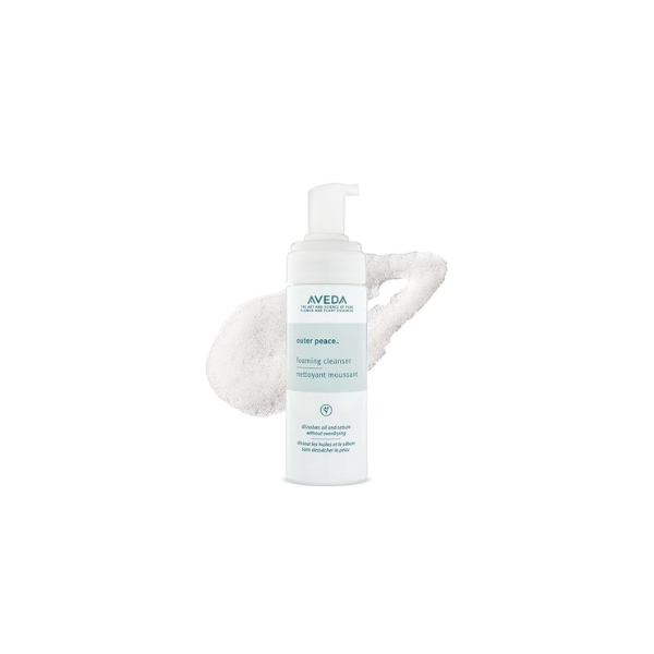AVEDA Outer Peace Foaming Cleanser | Daily Face Cleanser for Acne-Prone Skin | with Powerful Plant Extracts, 4.2 Fl Oz