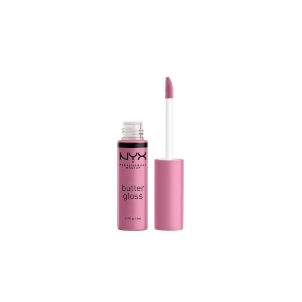NYX Professional Makeup Butter Gloss, Non-Sticky Lip Gloss, Eclair, 0.27 Oz