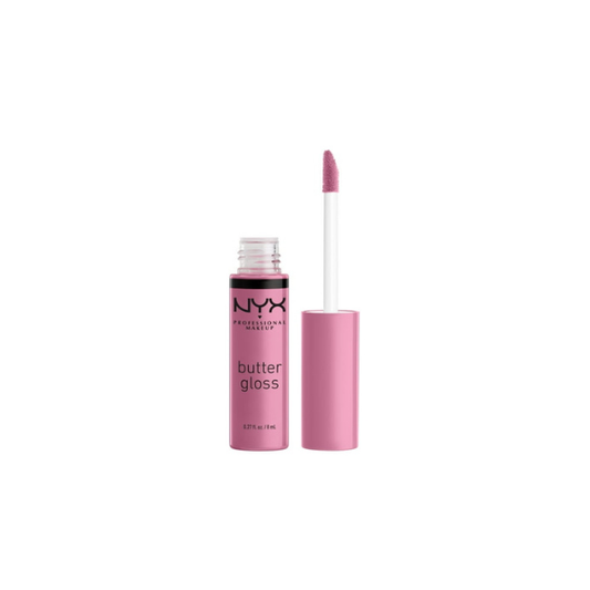 NYX Professional Makeup Butter Gloss, Non-Sticky Lip Gloss, Eclair, 0.27 Oz