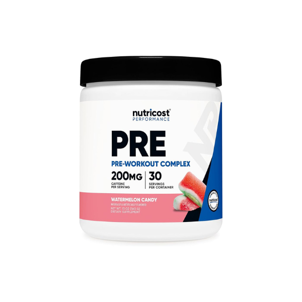 Nutricost Pre-Workout Powder (Watermelon Candy) 30 Servings, Gluten-Free