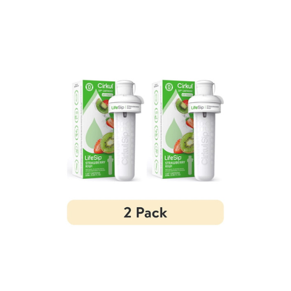 (2 pack) Cirkul LifeSip Strawberry Kiwi Flavor Cartridge, Drink Mix, 1-Pack