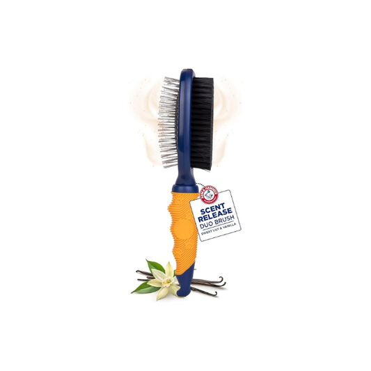 Arm & Hammer Deodorizing Pin & Bristle Dog Brush, Lily & Vanilla Scent