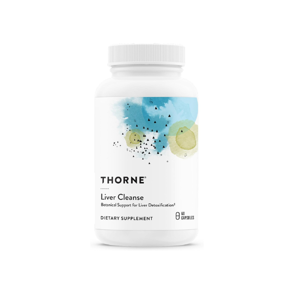 THORNE Liver Cleanse, Berberine HCl & Milk Thistle, 60 Capsules