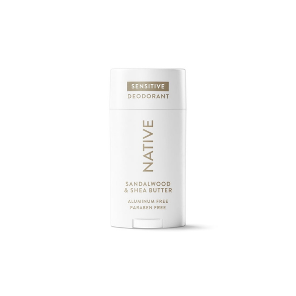 Native Sensitive Deodorant For Men, Aluminum Free, Sandalwood & Shea Butter, 2.65 oz