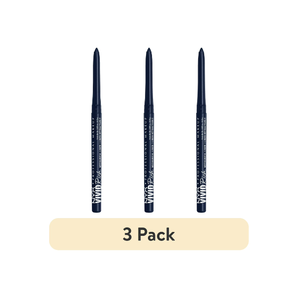 (3 pack) NYX Professional Makeup Vivid Rich Mechanical Eyeliner Pencil, Sapphire Bling