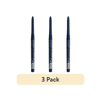 (3 pack) NYX Professional Makeup Vivid Rich Mechanical Eyeliner Pencil, Sapphire Bling