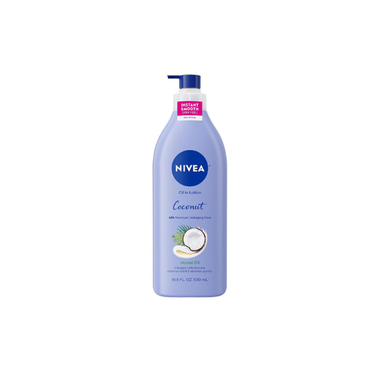 NIVEA Oil In Lotion Body Lotion, Coconut and Monoi Oil, 16.9 FL OZ