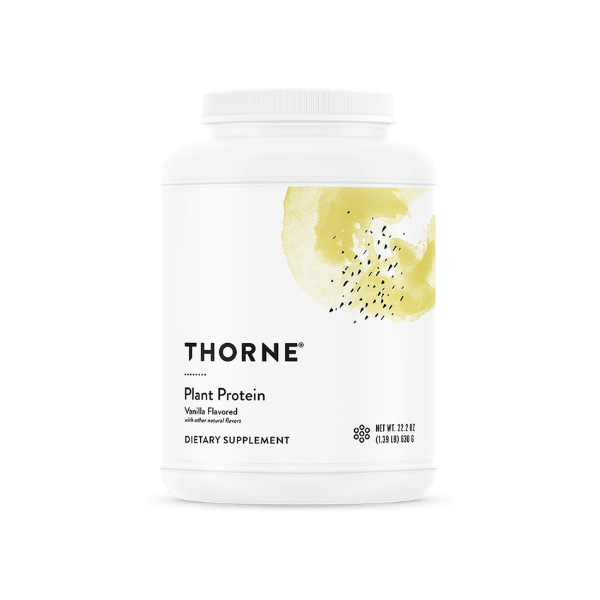 THORNE Plant Protein, 22 g Pea, Rice & Chia Protein Powder, 20 Servings