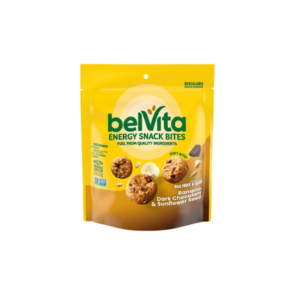 belVita Energy Snack Bites, Banana, Dark Chocolate and Sunflower Seed, 5 oz