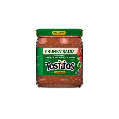 Tostitos Medium Chunky Salsa, No Artificial Colors, No Artificial Flavors, 15.5 oz Jar