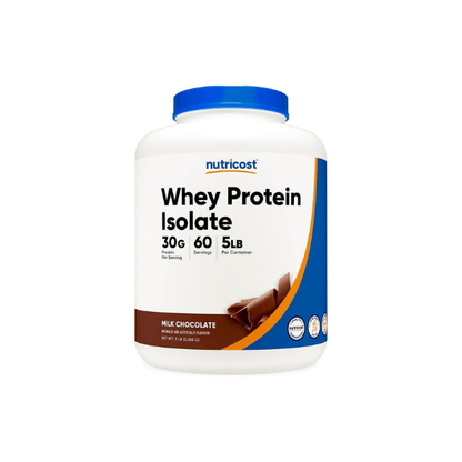 Nutricost Whey Protein Isolate Powder (Milk Chocolate) 5LBS