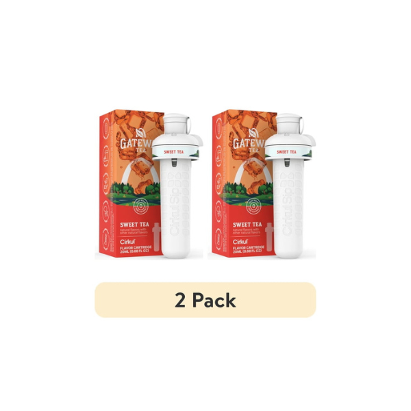 (2 pack) Cirkul Gateway Sweet Tea Flavor Cartridge, Drink Mix, 1-Pack