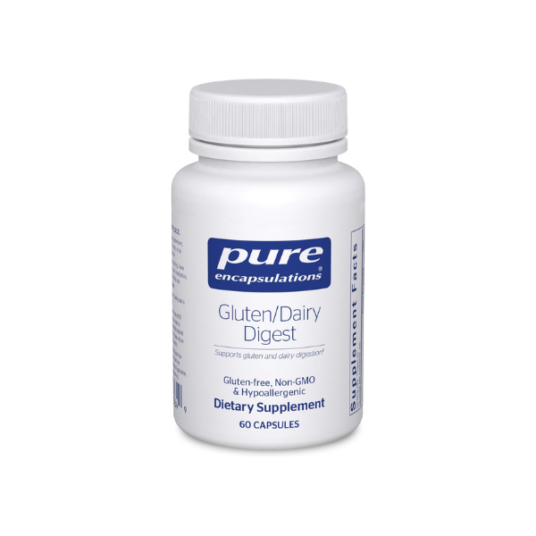 Pure Encapsulations Gluten/Dairy Digest, 60 Capsules