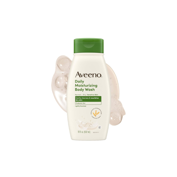 Aveeno Daily Moisturizing Body Wash, Lightly Scented, 18 fl. oz