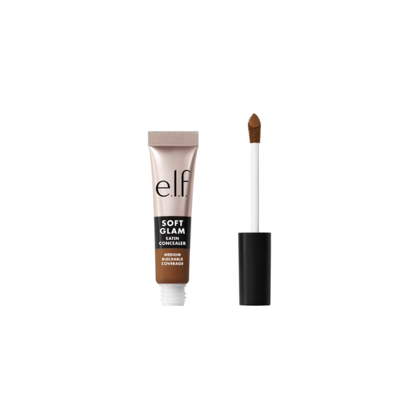 e.l.f. Soft Glam Satin Concealer, 53 Deep Neutral, 0.21 fl oz