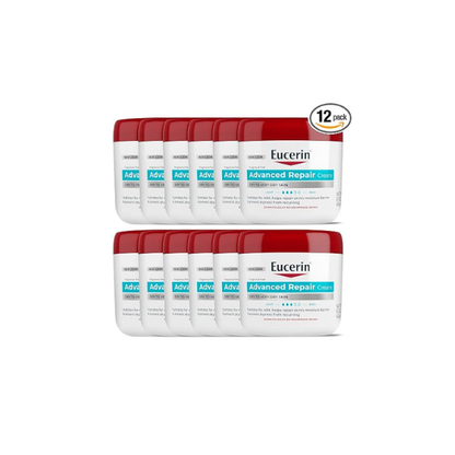Eucerin Advanced Repair Body Cream, Fragrance Free, Value Pack, 2 x 16 OZ