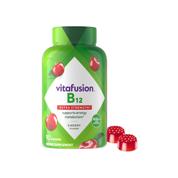 Vitafusion Vitamin B12 Gummies | 3000 mcg Per 2 Gummies | 90 Gummy Vitamins
