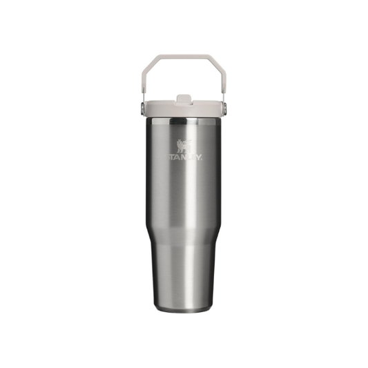 STANLEY IceFlow 2.0 Flip Straw Tumbler, 30 oz, Stainless Steel Ash