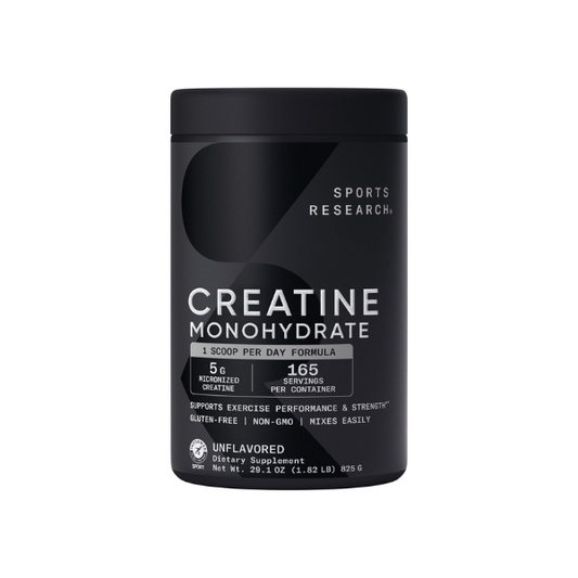 Sports Research Creatine Monohydrate, Unflavored, 29.1 oz.