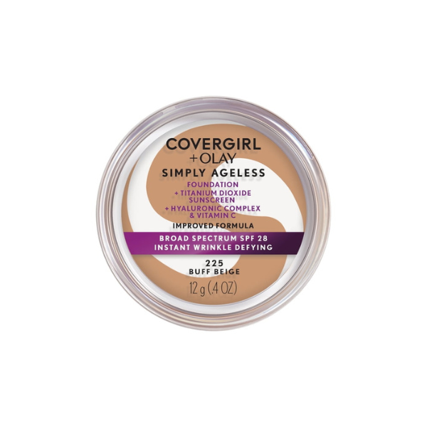 COVERGIRL + OLAY Simply Ageless Wrinkle Defying Foundation, 225 Buff Beige