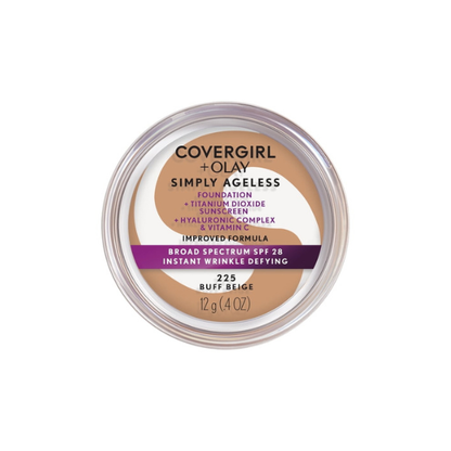 COVERGIRL + OLAY Simply Ageless Wrinkle Defying Foundation, 225 Buff Beige