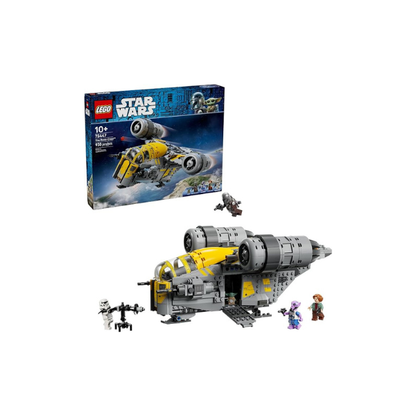 LEGO Star Wars: The Mandalorian and Grogu The Razor Crest Building Toy - Build and Display Set for Boys & Girls, Ages 10+ - Star Wars Gifts for Birthdays & Fans - 75447