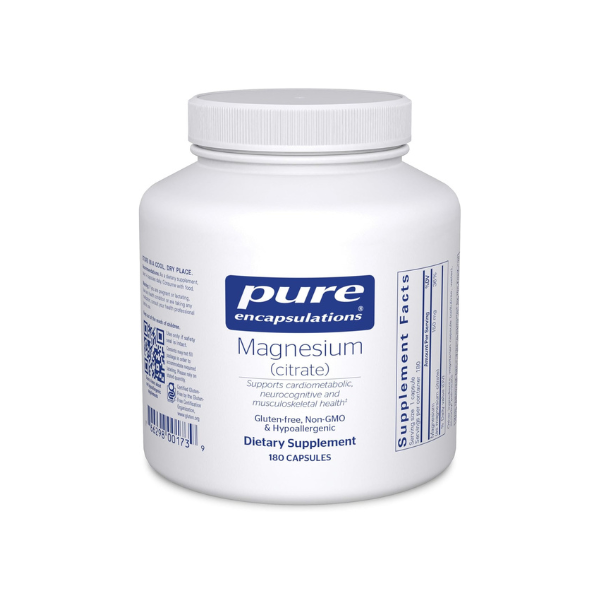 Pure Encapsulations Magnesium (Citrate), 180 Capsules