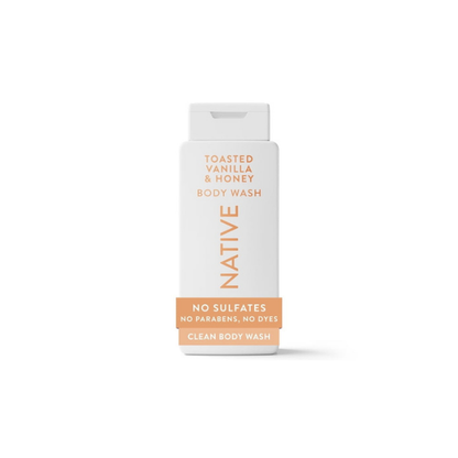 Native Body Wash Toasted Vanilla & Honey, for Women & Men, 18 fl oz