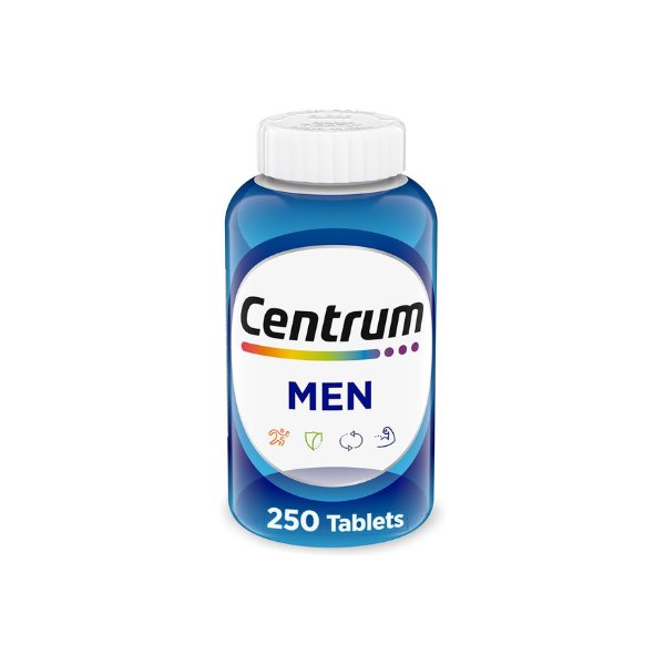 Centrum Multivitamin for Men, Multivitamin/Multimineral Supplement with Vitamin D3, B Vitamins and Antioxidants, Gluten Free, Non-GMO Ingredients - 250 Count