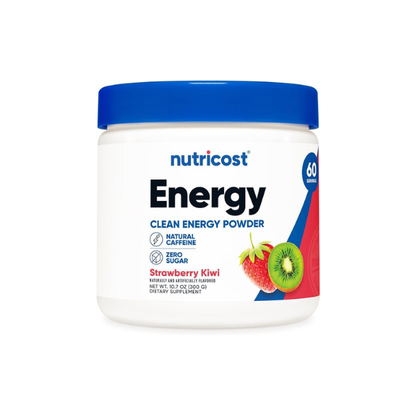 Nutricost Energy Complex Powder (Strawberry Kiwi) 300 Grams, 60 Servings