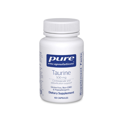 Pure Encapsulations Taurine 500 mg, 60 Capsules