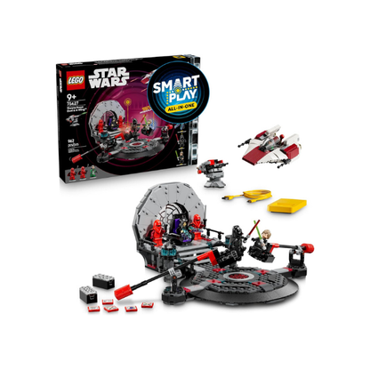 LEGO Star Wars SMART Play: Throne Room Duel & A-Wing Interactive Building Toy - All-in-One Set - Reacts to How You Move and Play with a SMART Brick - Gift for Boys, Girls and Kids Ages 9+ - 75427