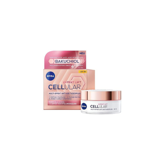 NIVEA Cellular Hyaluron Filler + Elasticity Day Cream – 50 ml Anti-Ageing Face Moisturiser with Hyaluronic Acid, Creatine, Collagen & Elastin Boost, Rejuvenating Formula for Smoother Skin
