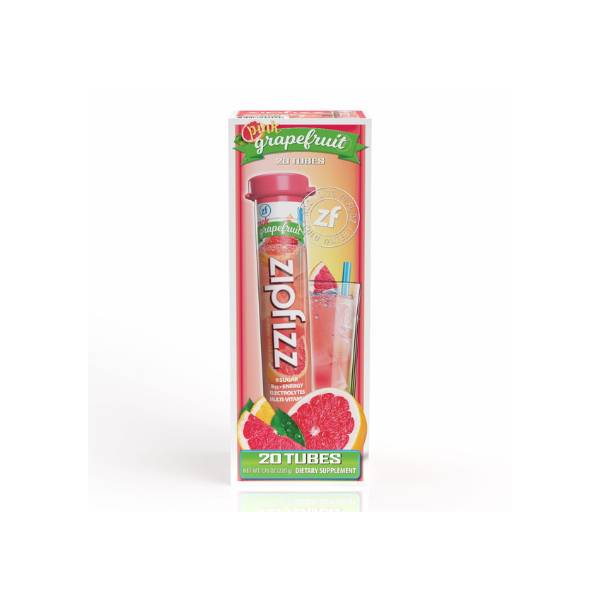 Zipfizz Energy Multi-Vitamin Hydration Drink Mix, Pink Grapefruit, 20 ct.