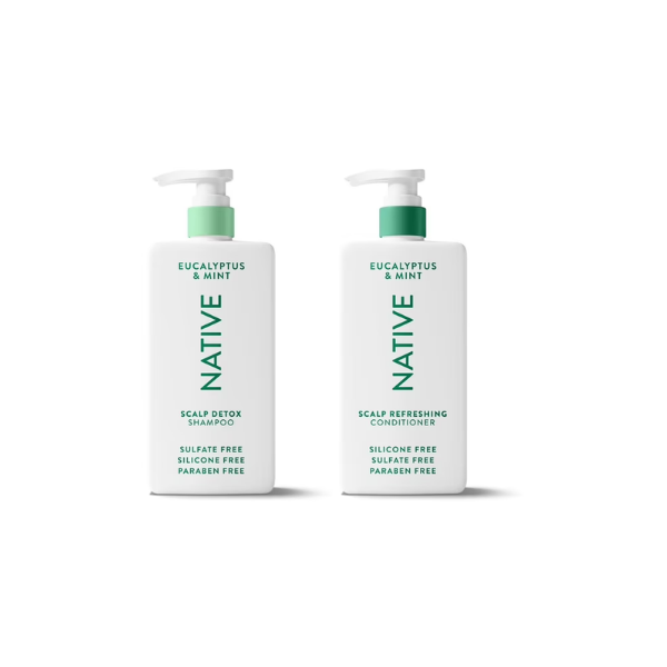 Native Scalp Eucalyptus & Mint Shampoo and Conditioner Regimen
