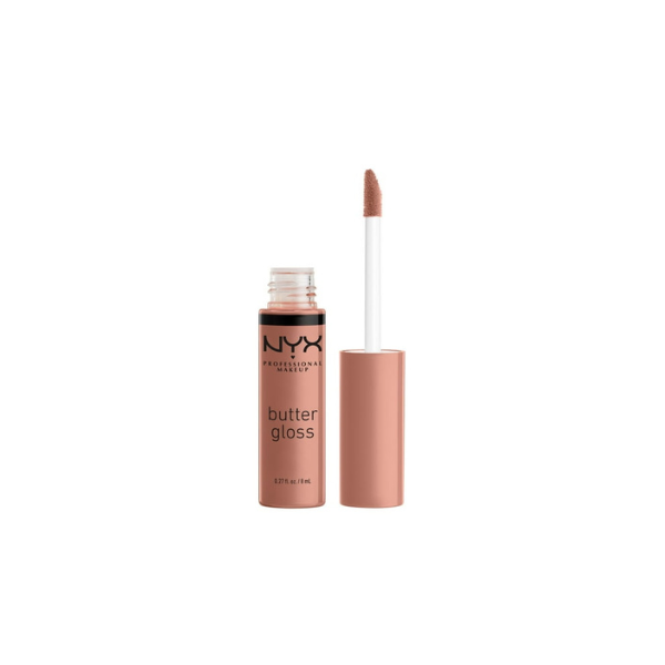 NYX Professional Makeup Butter Gloss, Non-Sticky Lip Gloss,14 Madeleine, 0.27 fl oz