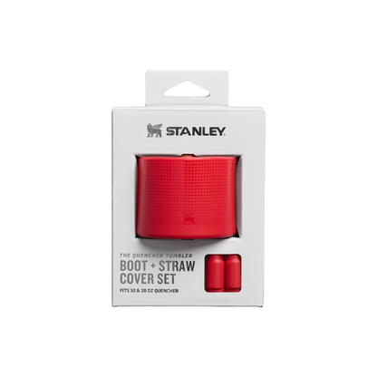 Stanley Quencher Boot and Straw Cover Cap | Anti-Slip Silicone Protector for Tumbler with Handle | Accessory Set for Stainless Steel Drinking Cup | BPA-Free