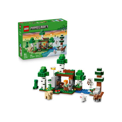 LEGO Minecraft First Night Adventure 21593 | Building Toys for Boys & Girls, Ages, 8+, Sturdy Build for Pretend Play, 301 pieces, Gift for Birthdays