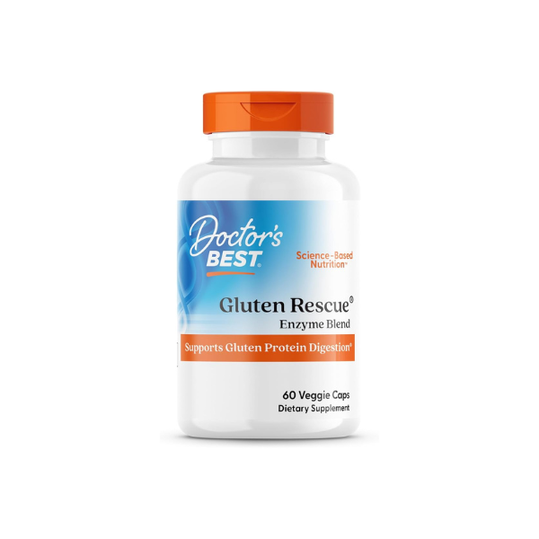 Doctor's BEST Gluten Rescue, Protease Enzyme Blend, 60 Ct Veg Caps