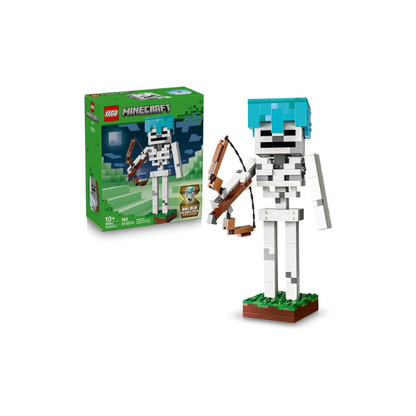 LEGO Minecraft The Skeleton 21594 | Building Toys for Boys & Girls, Ages, 10+, Display for Bedroom, 502 pieces, Gift for Gamers