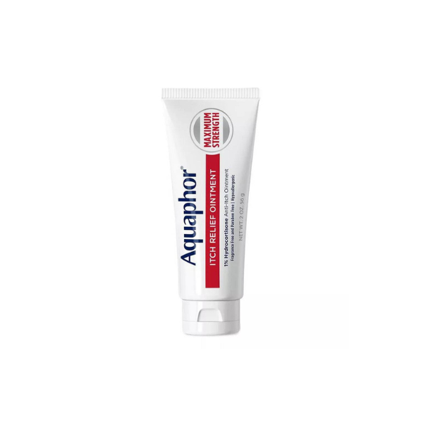 Aquaphor Itch Relief Ointment, Maximum Strength 1% Hydrocortisone, Relieves Itch from Skin Irritation, Insect Bites, Psoriasis, Skin Rashes, Eczema, & Poison Ivy, 2 oz