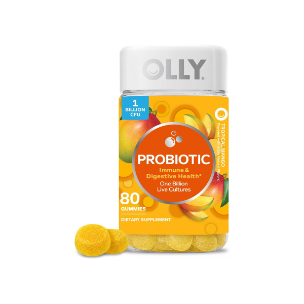 OLLY Probiotic Gummy, Immune System & Digestive Support*, Mango - 80 Count