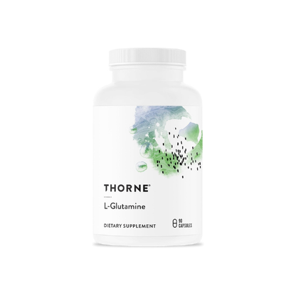Thorne L-Glutamine, 500 mg per Capsule, Amino Acid Supplement, 90 Capsules