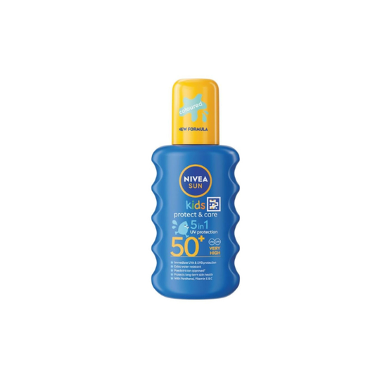 NIVEA Kids Moisturizing Spray Lotion for Children, 200 ml/6.76 oz – Gentle, Fun and Easy-to-Use Body Protection Spray for Daily Playtime, Travel, Outdoor Activities, and Everyday Skin Care Routine