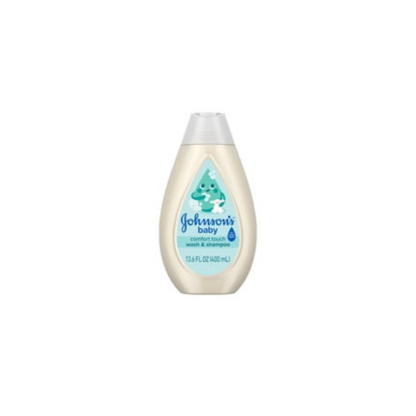 (3 pack) Johnson's Baby Comfort Touch Newborn Wash & Shampoo, 13.6 fl. oz