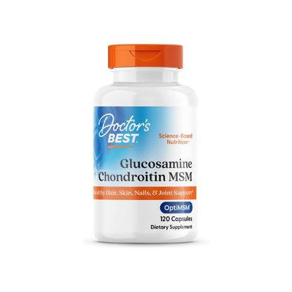 Doctor's BEST Glucosamine Chondroitin MSM, Non GMO, 120 Capsules