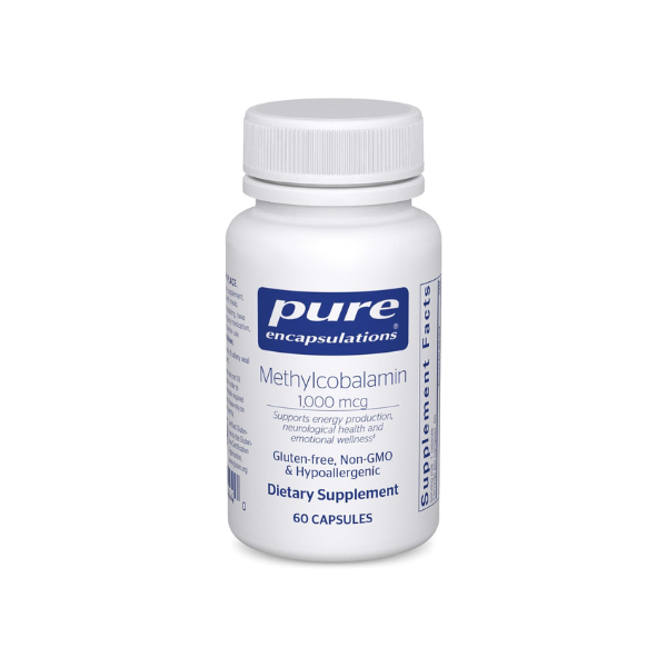 Pure Encapsulations Methylcobalamin 1,000 mcg, 60 Capsules