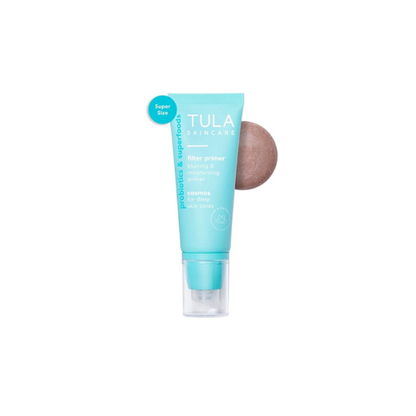 TULA Skin Care Face Filter Blurring and Moisturizing Primer - Supersize Cosmos, 2.02fl oz