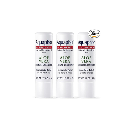 Aquaphor Naturally Inspired Lip Repair Stick, Multipack, 0.17 Ounce (Pack of 36)